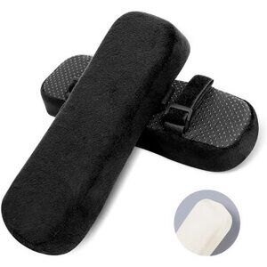 2 Pack Office Chair Armrest Pads Covers with Memory Foam Elbow Pillow